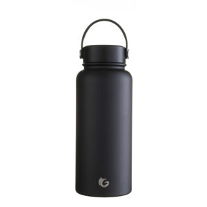 Digitally printed 1litre bottle1 litre Epic liquorice stainless steel insulated bottle