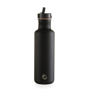 800ml black stainless steel bottle Lois design onegreenbottle classic sport cap