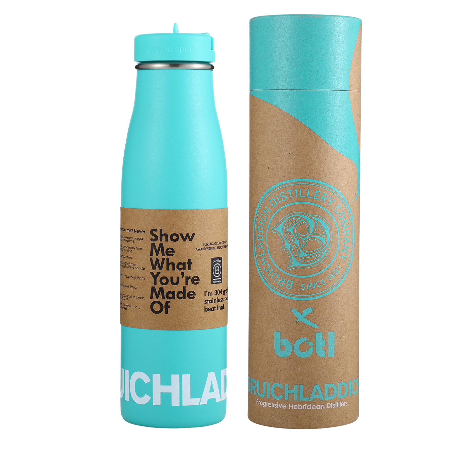 custom water bottle logo on